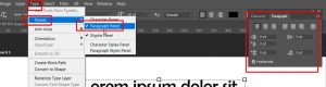 Paragraph fix box